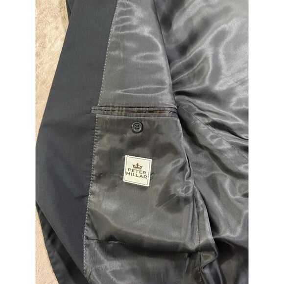 Peter Millar Mens 2‎ Button Blazer Jacket Wool Long Sleeve Size 44 - Picture 5 of 11